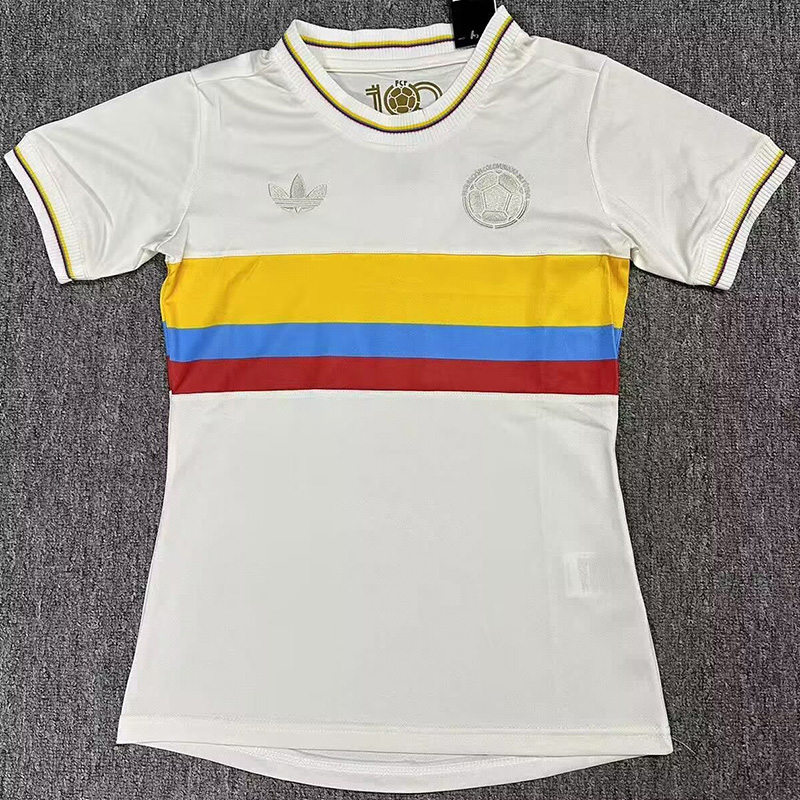2024 Colombia 100th Anniversary Women Soccer Jersey (女)