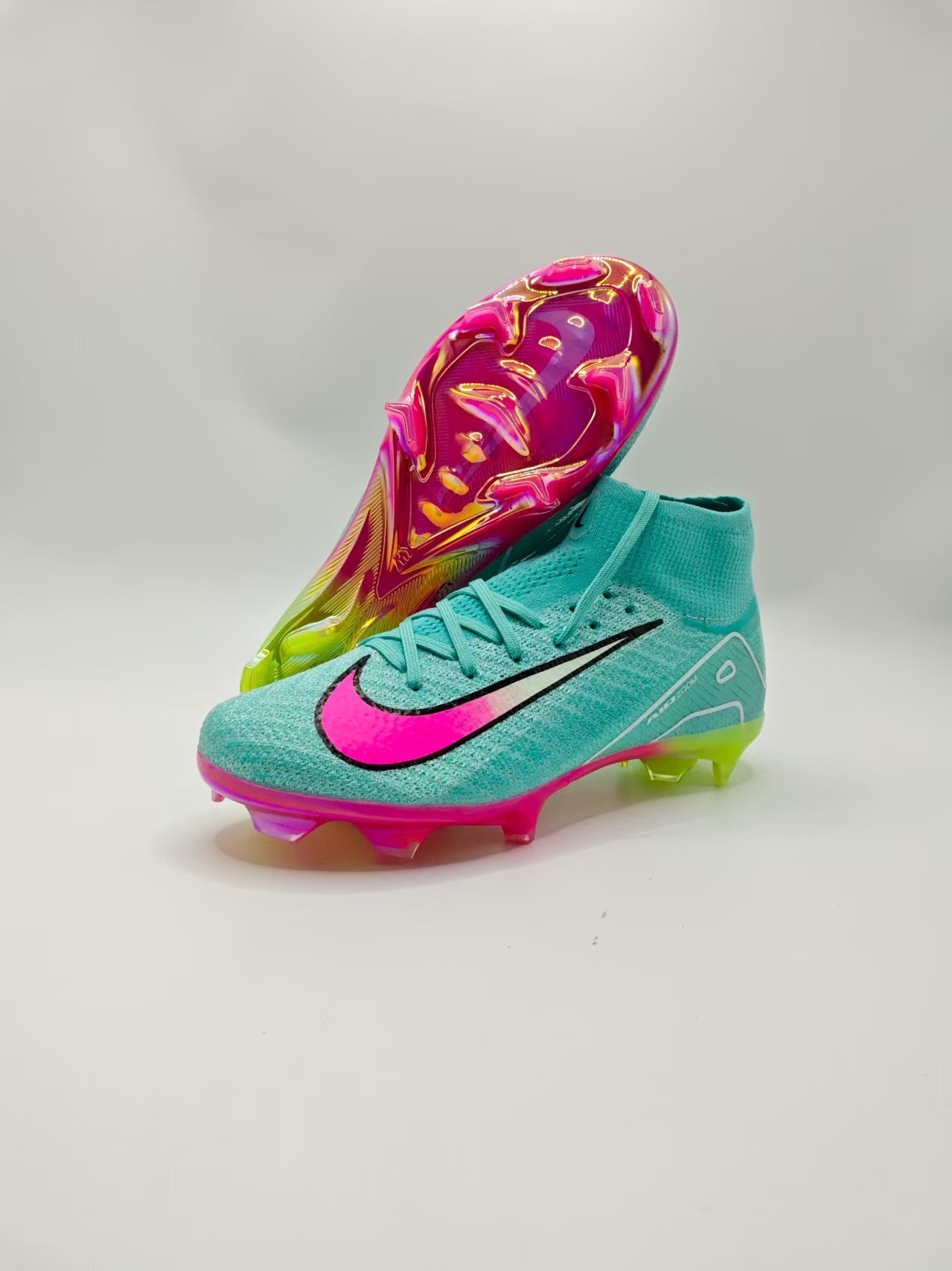Nike Mercurial Superfly 16 Built-in Bonded Pack Set Full Air Cushion Waterproof Knit FG Soccer Cleats