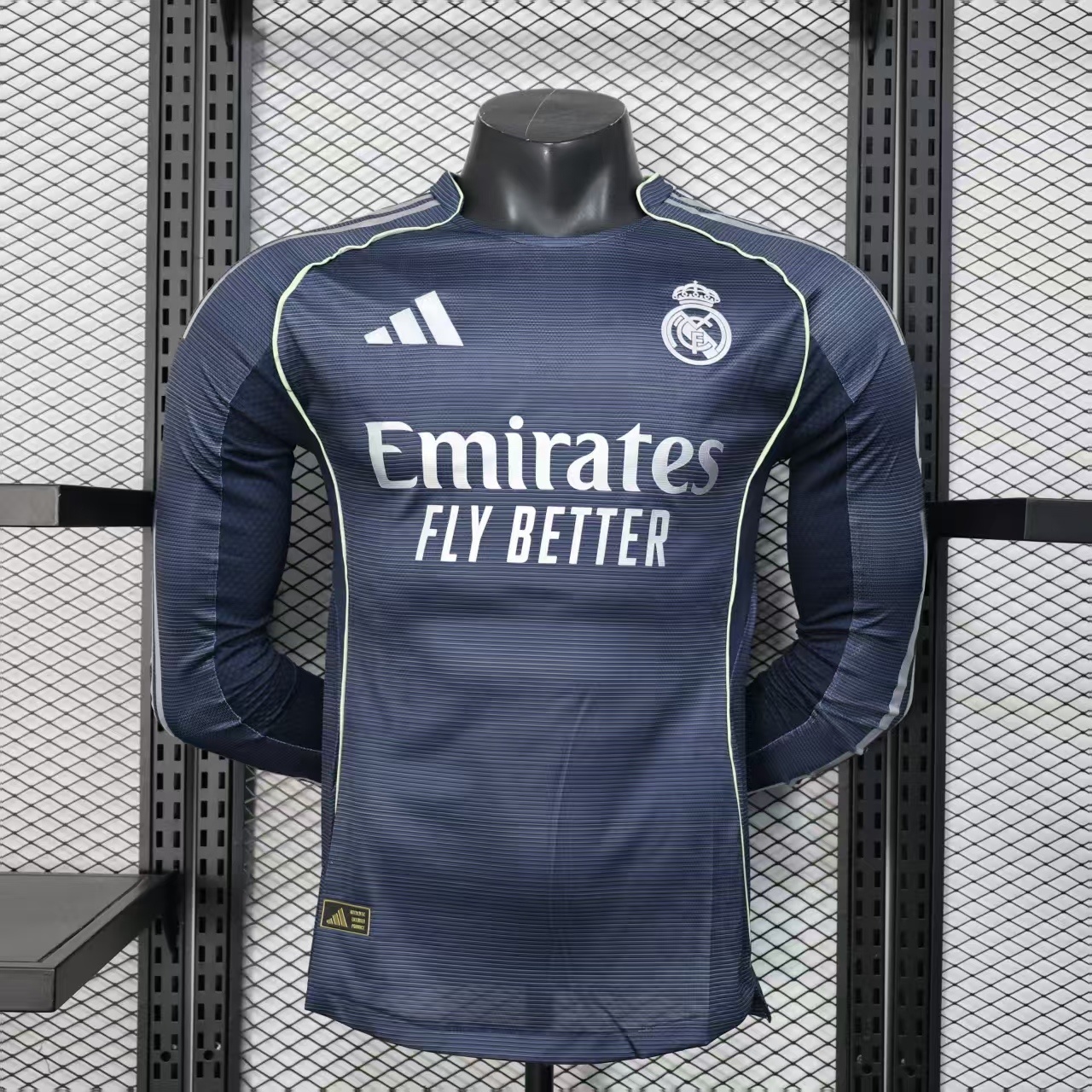 25-26 RMA Away Long Sleeve Player Version Soccer Jersey (长袖球员)