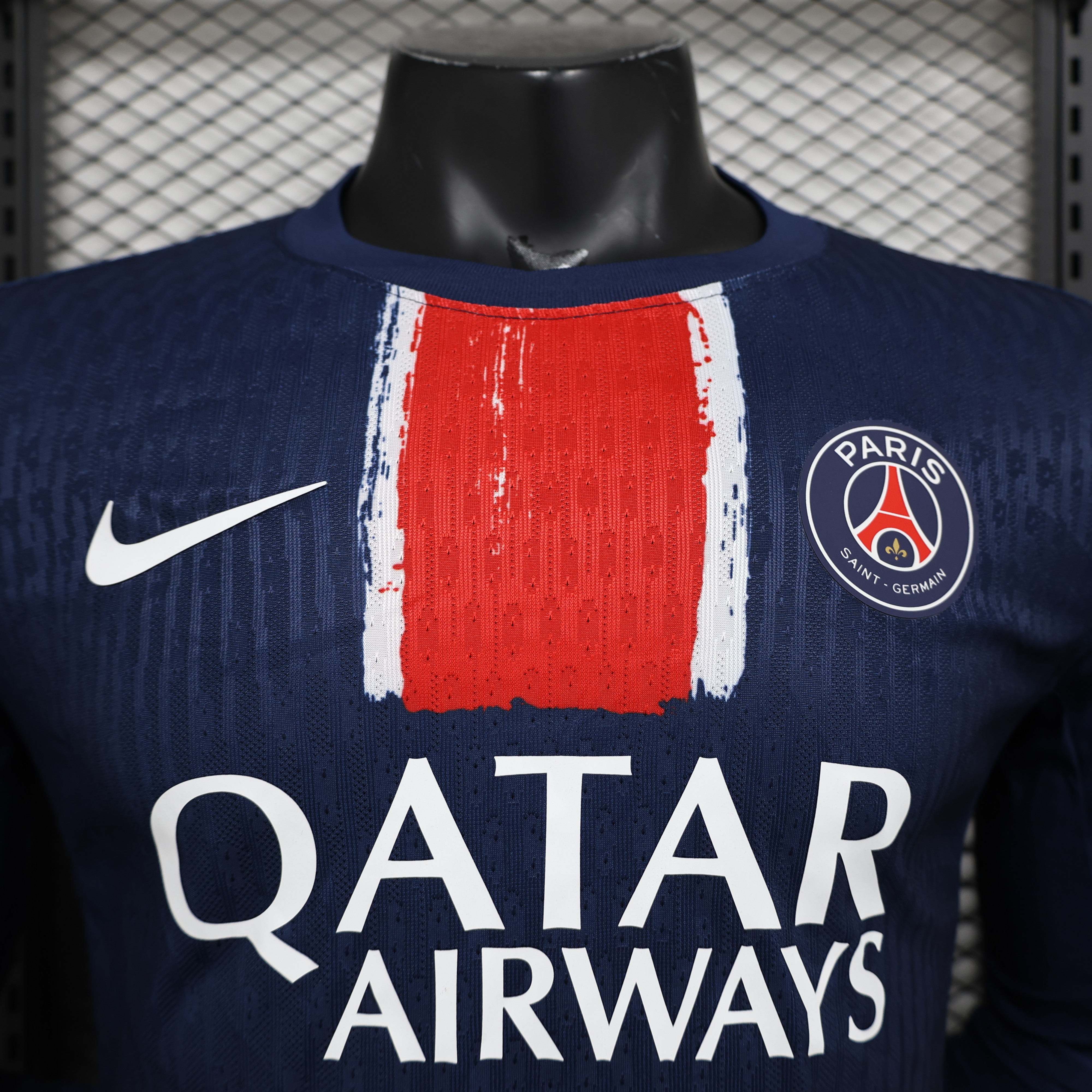 24-25 PSG Home Long Sleeve Player Version Soccer Jersey (长袖球员)