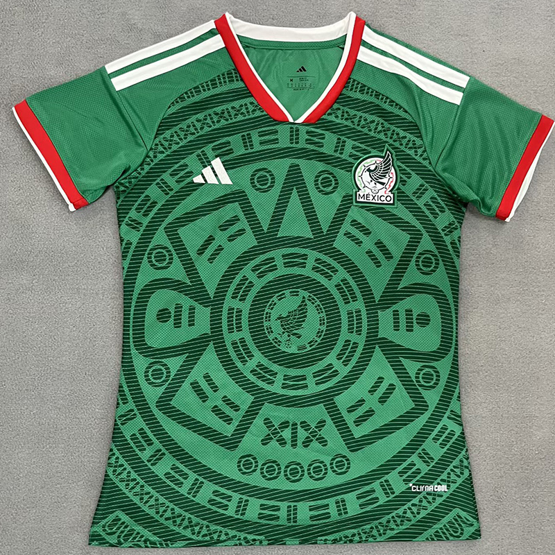 2025-26 Mexico Green Women Soccer Jersey (女)