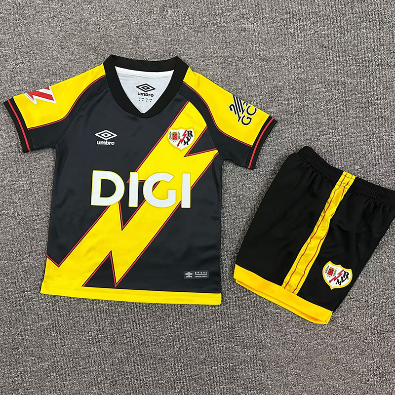 2025-26 Rayo Vallecano Third Kids Soccer Jersey