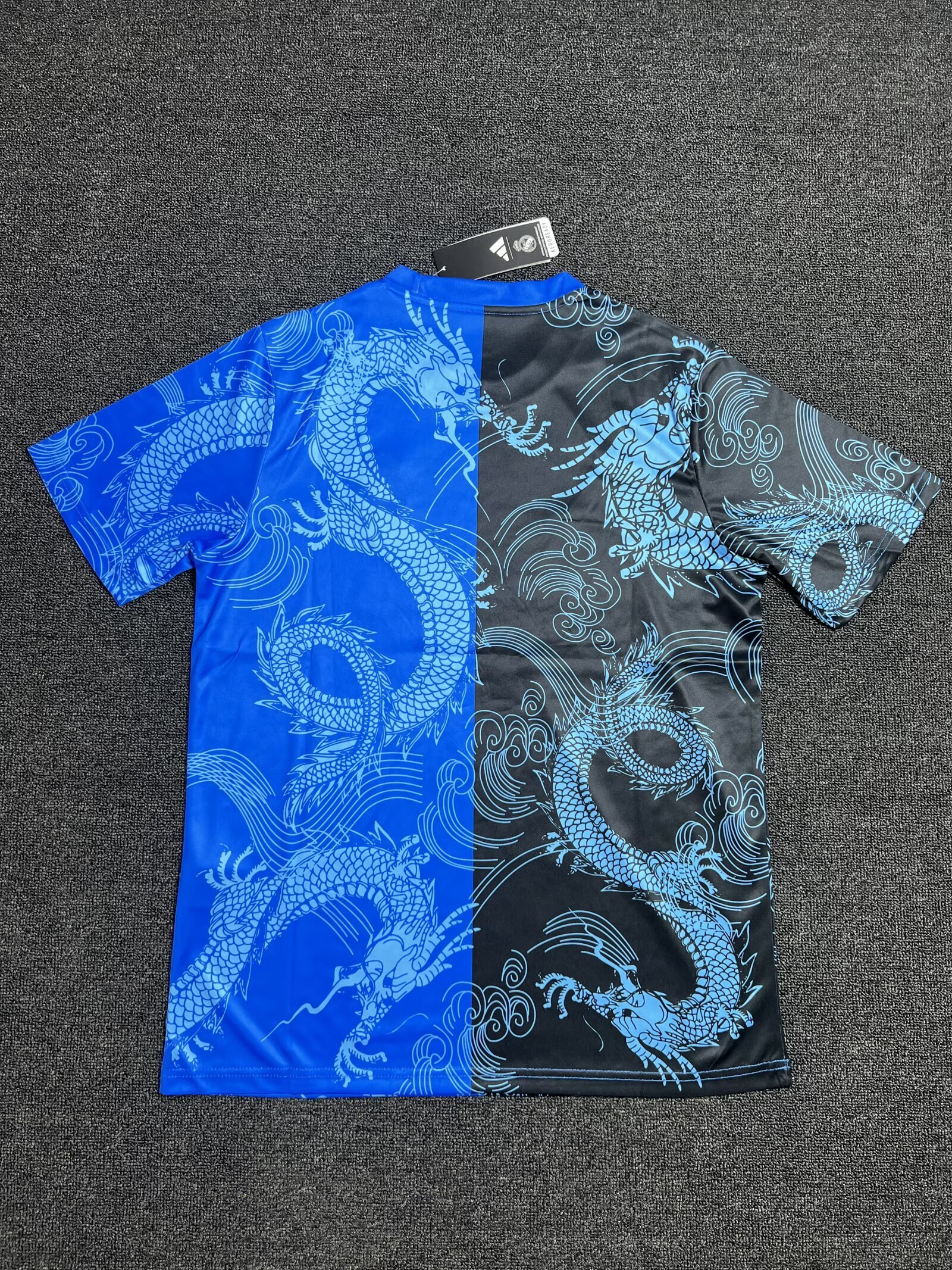 25-26 RMA Blue Black Special Edition Fans Training Shirts *龙纹