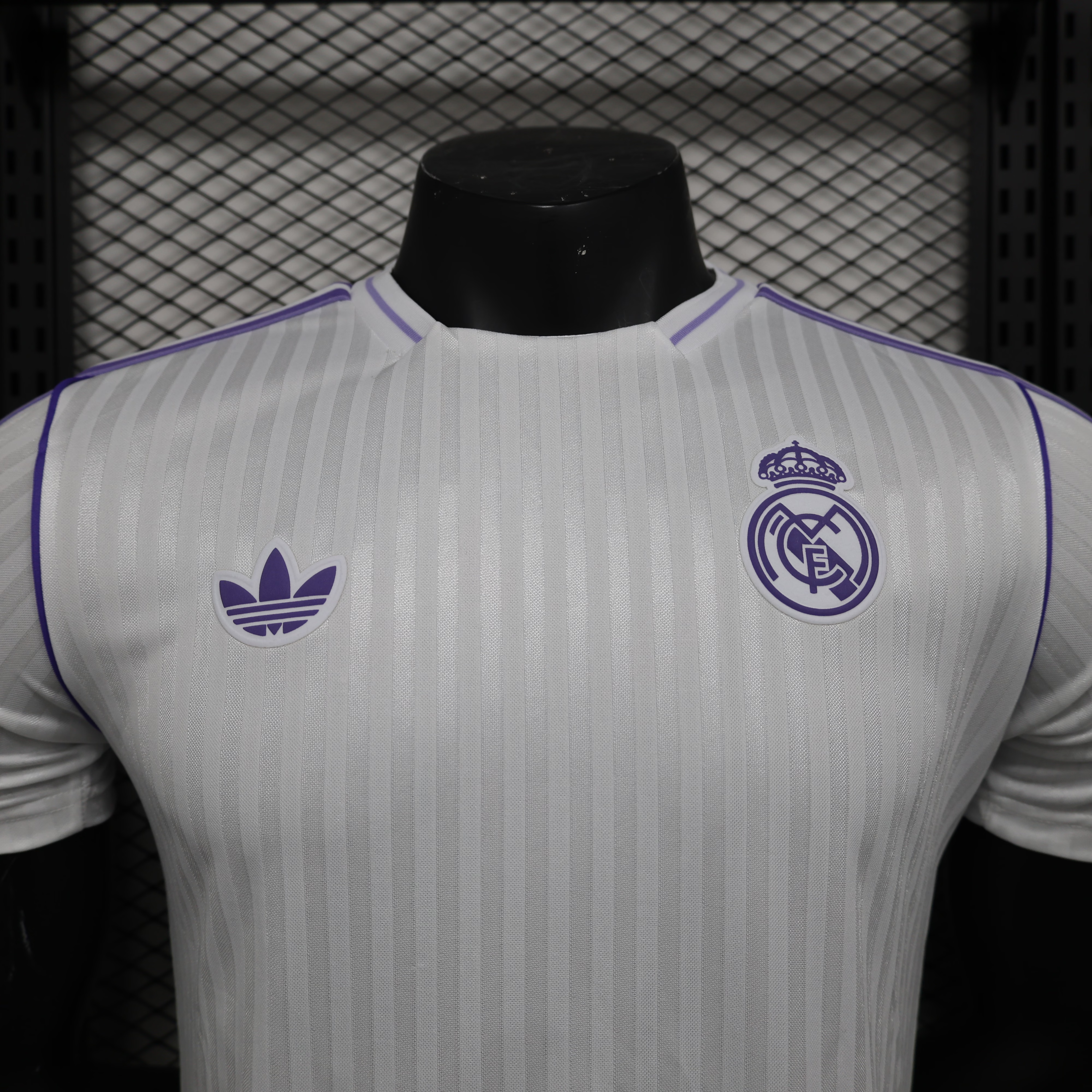 25-26 RMA White Special Edition Player Version Training Shirts *紫色标