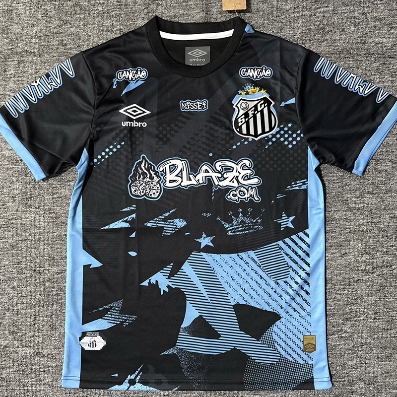2025-26 Santos FC Black Special Edition Fans Training Shirts