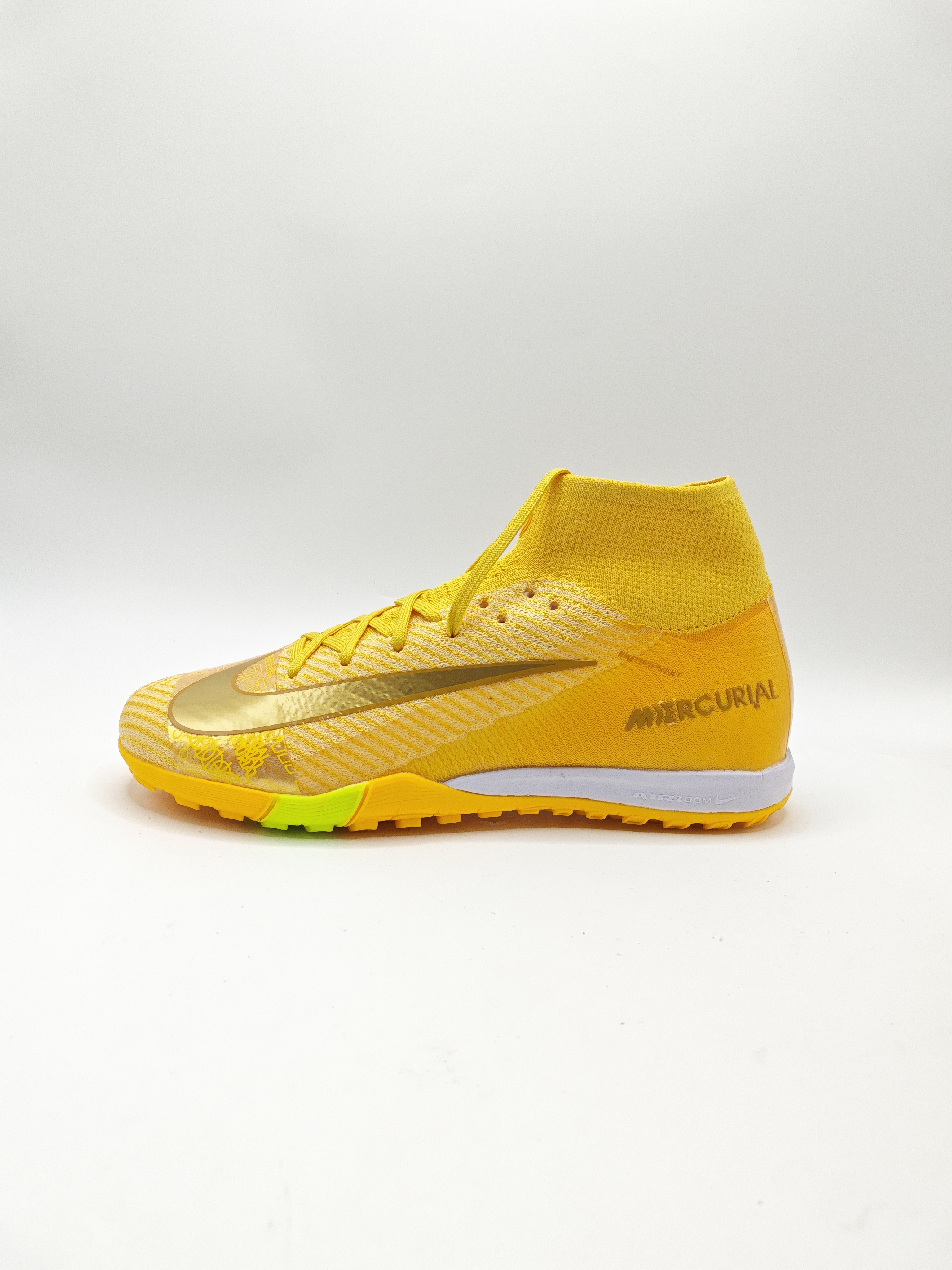 Nike Mercurial 16 High-Top Built-in Full Air Cushion Waterproof Knit FG MD-Outsole Soccer Cleats