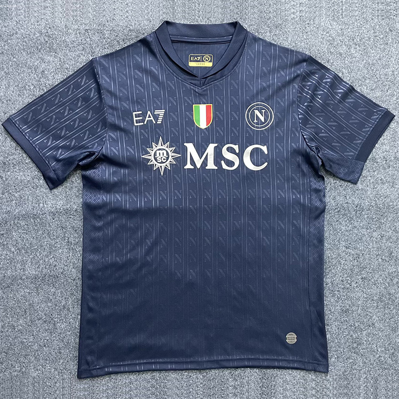 2025-26 Napoli UEFA CL Third Fans Soccer Jersey(欧冠版)
