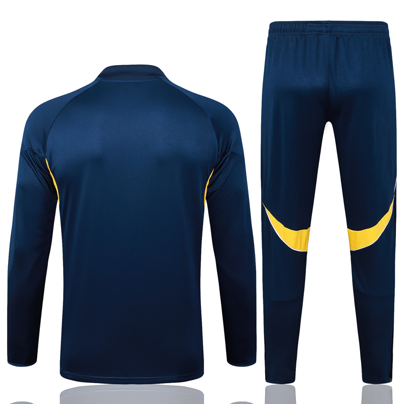 2025-26 Boca Juniors Royal blue Half Pull Tracksuit#B25108(半拉链)