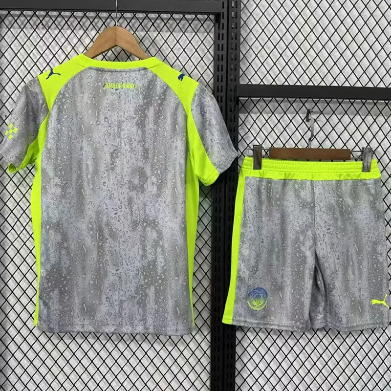 2025-26 Man City Third Kids Soccer Jersey