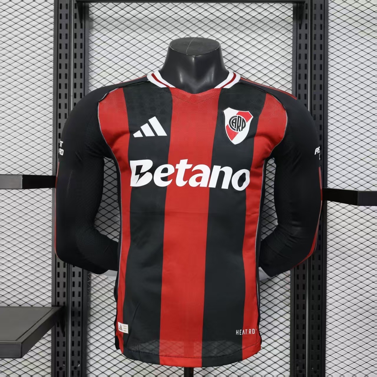 2025-26 River Plate Away Long Sleeve Player VersionSoccer Jersey(长袖球员)