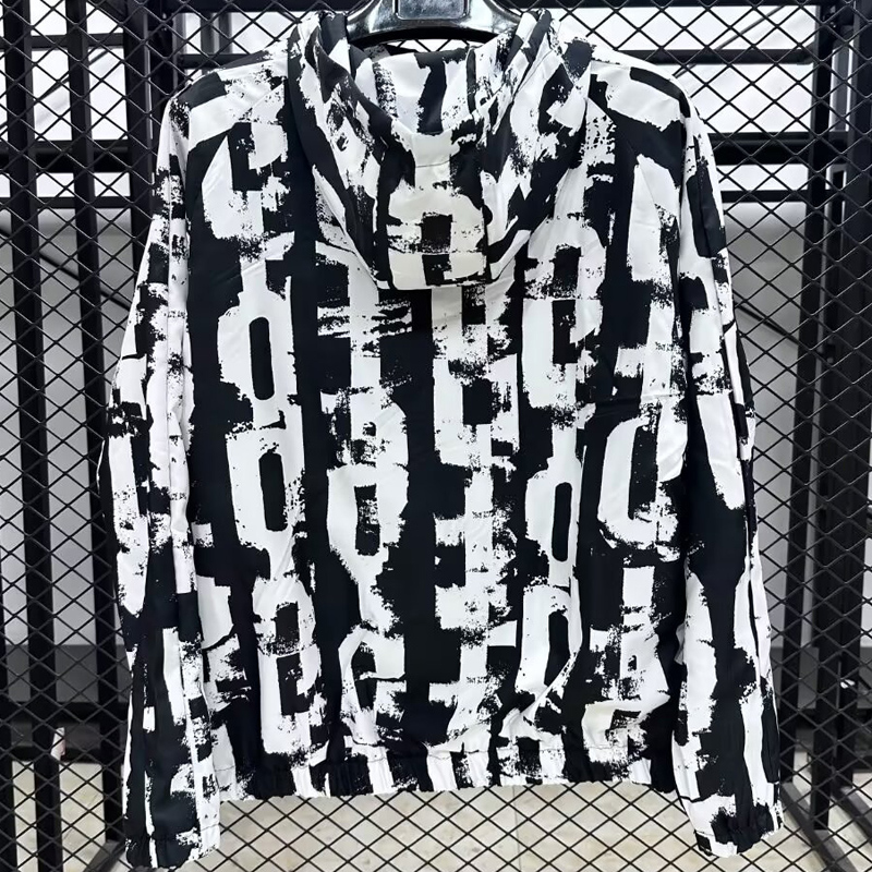 2025-26 BAR Black white Windbreaker