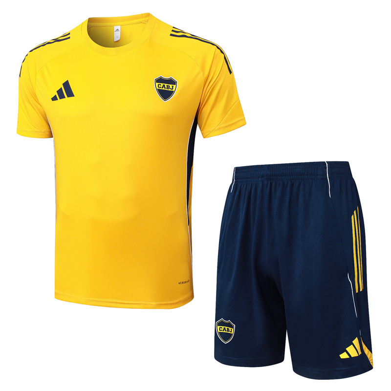 2025-26 Boca Juniors Yellow Training Short Suit #D25189