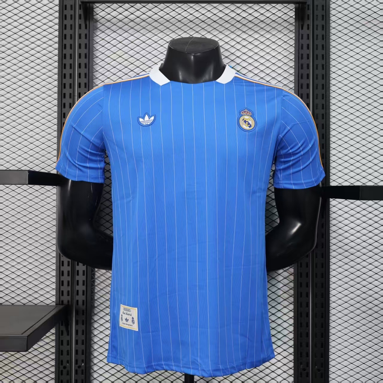2025-26 RMA Blue Casual Edition Player VersionTraining Shirts