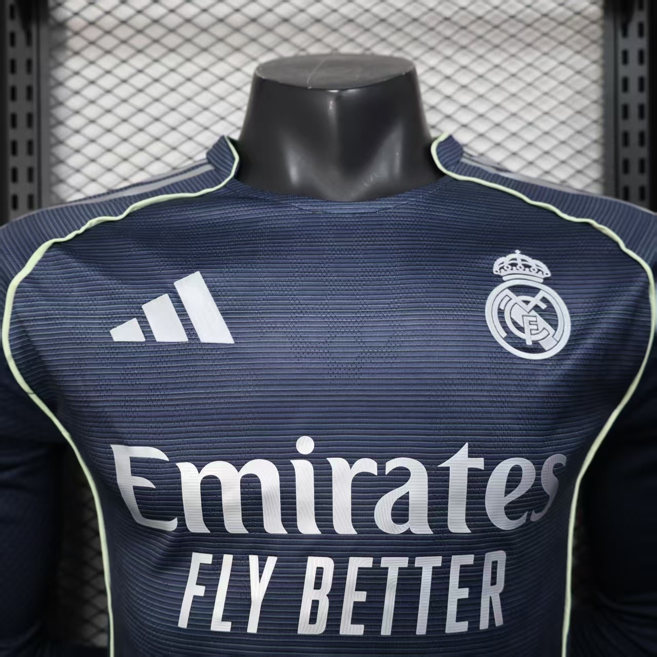 25-26 RMA Away Long Sleeve Player Version Soccer Jersey (长袖球员)