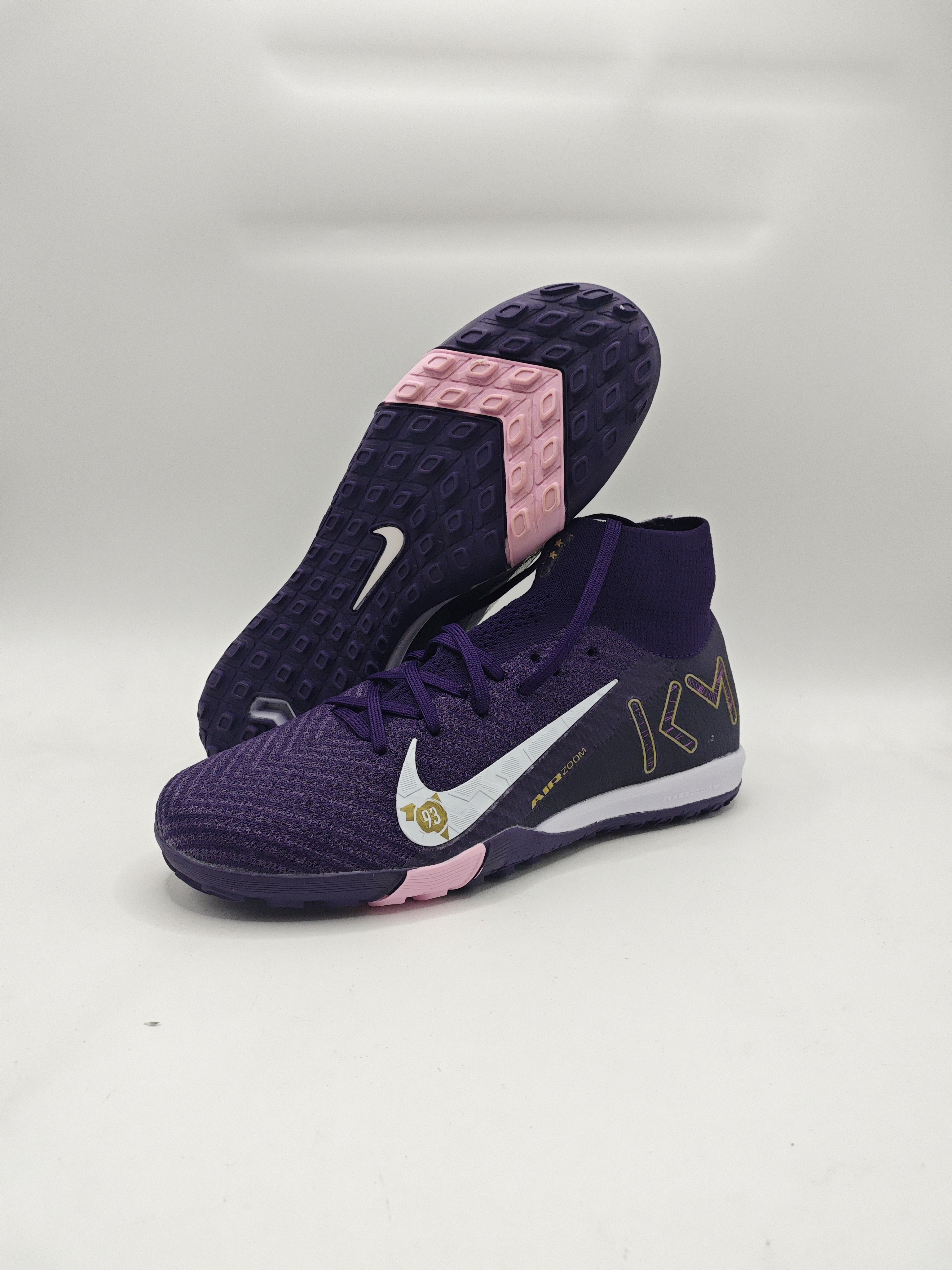 Nike Mercurial 16 High-Top Built-in Full Air Cushion Waterproof Knit FG MD-Outsole Soccer Cleats