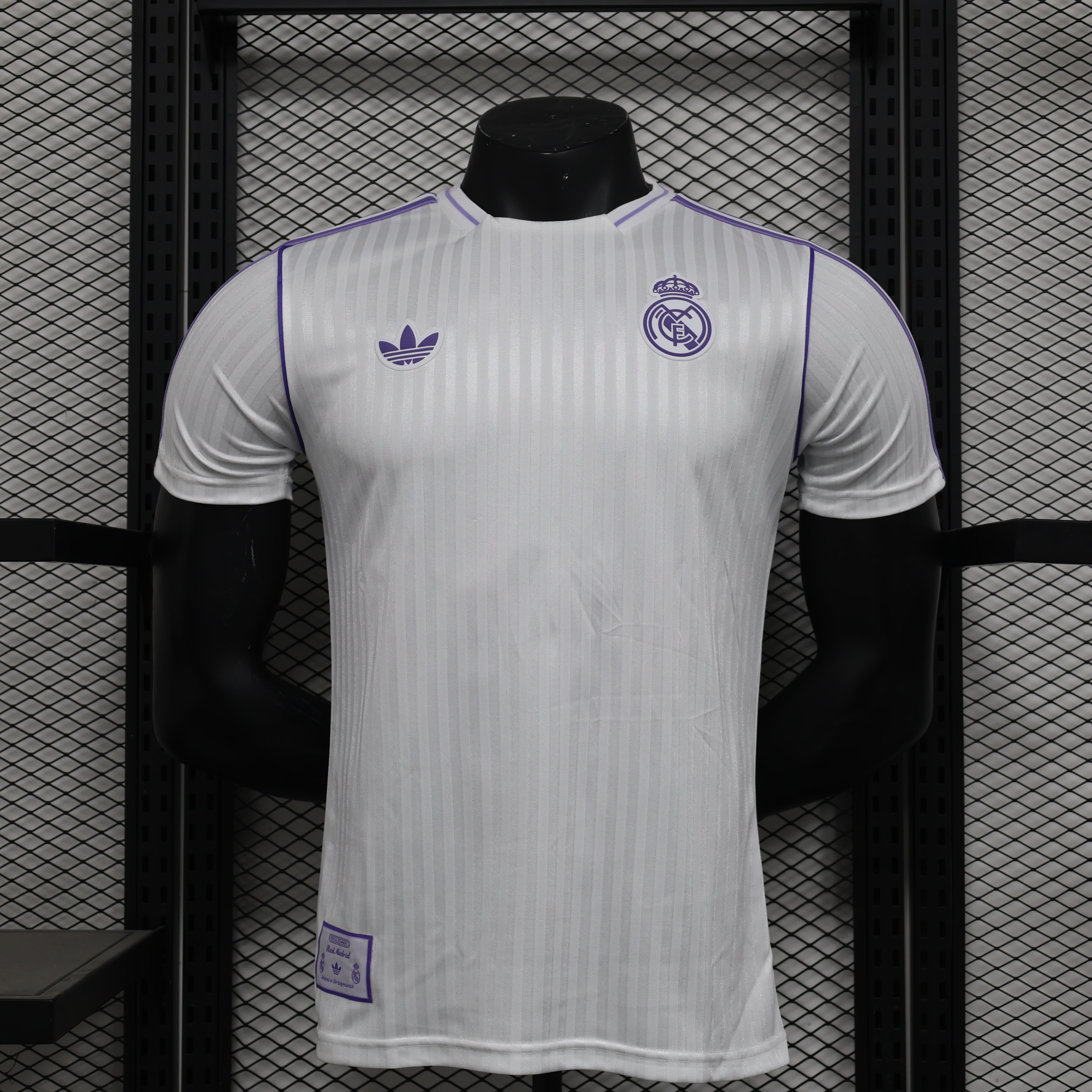 25-26 RMA White Special Edition Player Version Training Shirts *紫色标
