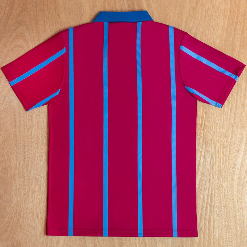 1993-1995 Aston Villa Home Retro Soccer Jersey