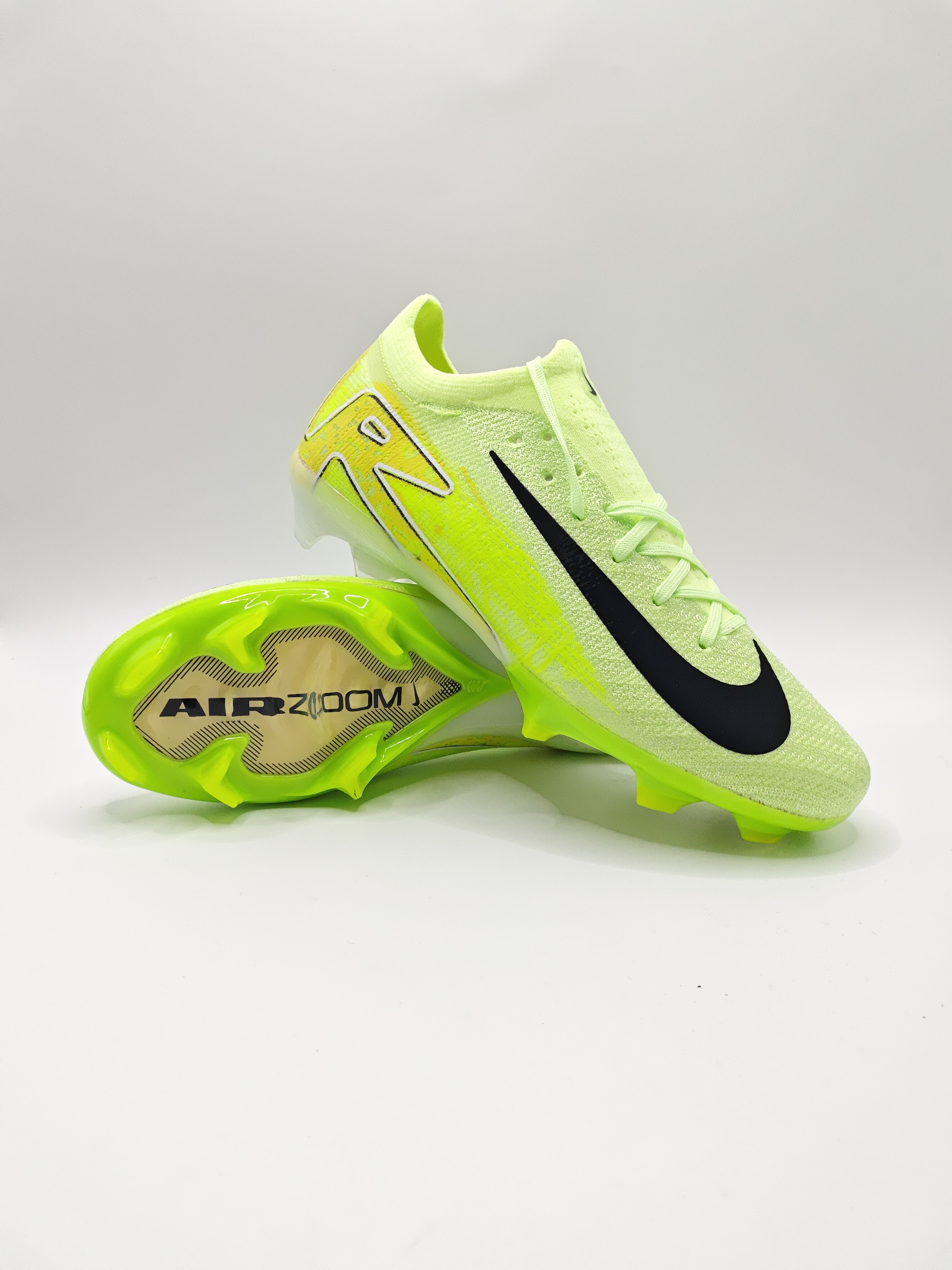 Nike Mercurial 16 FG Soccer Cleats with Built-in Bonded Pack: Full Air Cushion for All-Match Comfort, Waterproof Knit for Wet Fields