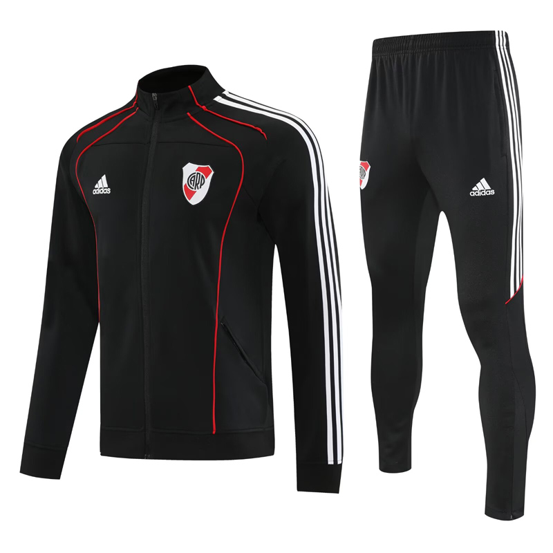 2025-26 River Plate Black Jacket Tracksuit