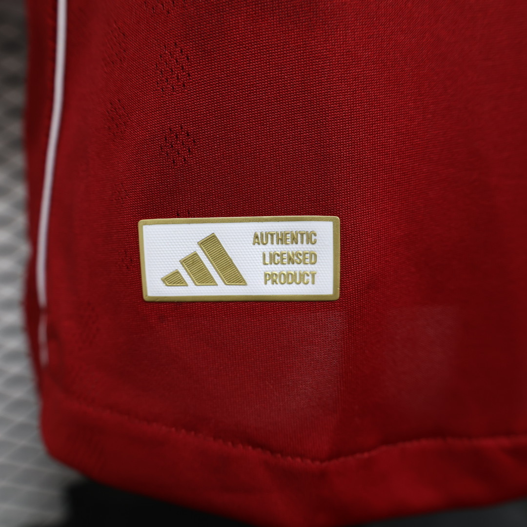 2025-26 LIV Home Long Sleeve Player Version Soccer Jersey(长袖球员)