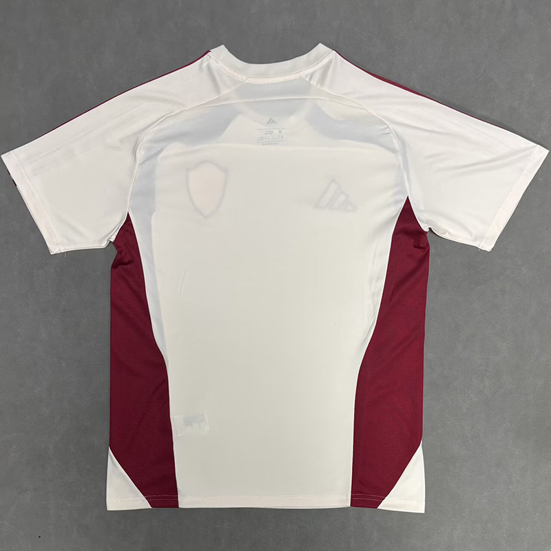 2025-26 LIV Beige Red Fans Training shirts