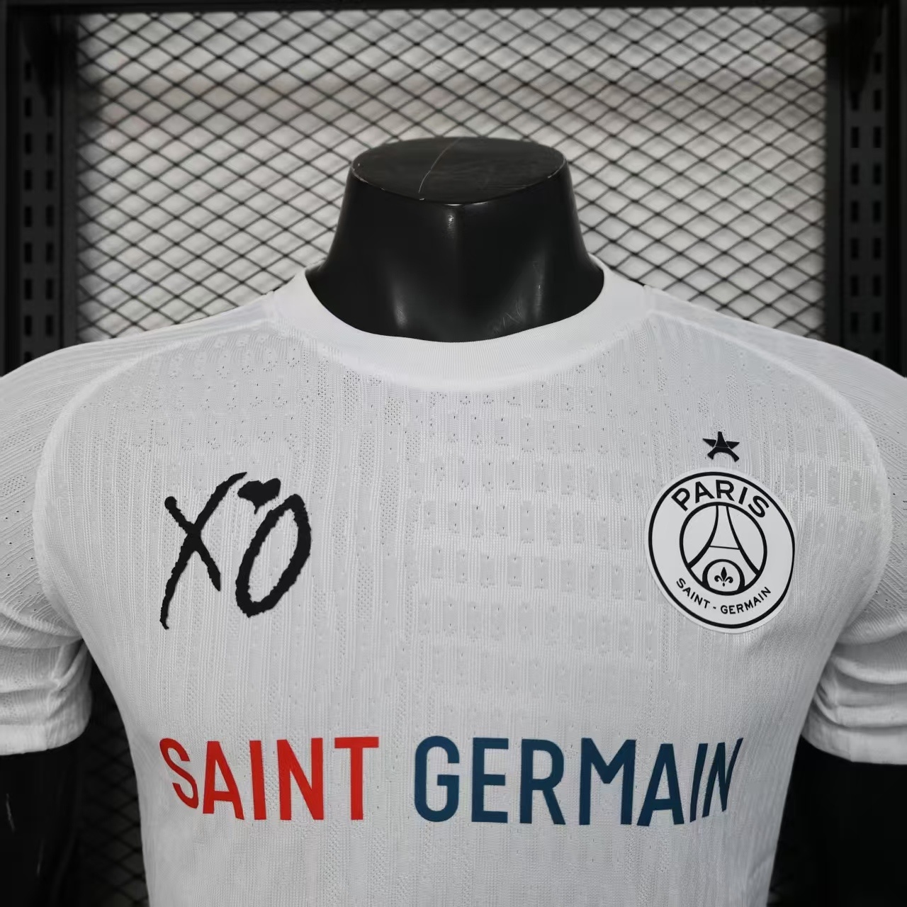 25-26 PSG White XO Special Edition Player Version Training shirts
