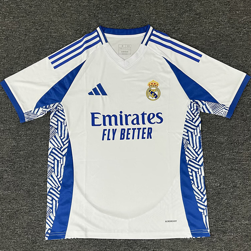 25-26 RMA Blue White Fans Training Shirts