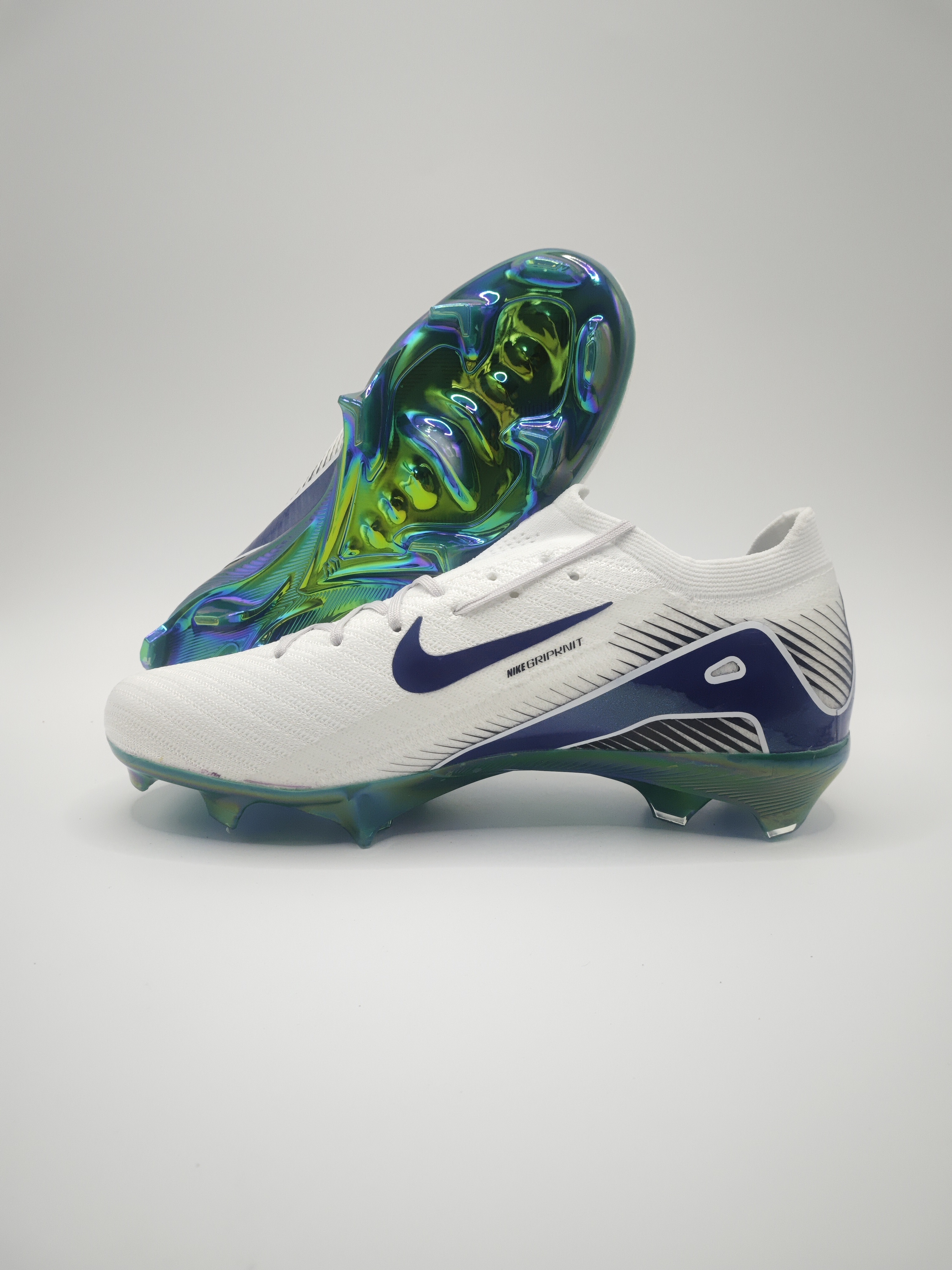 Nike Mercurial 16 FG Soccer Cleats with Built-in Bonded Pack: Full Air Cushion for All-Match Comfort, Waterproof Knit for Wet Fields