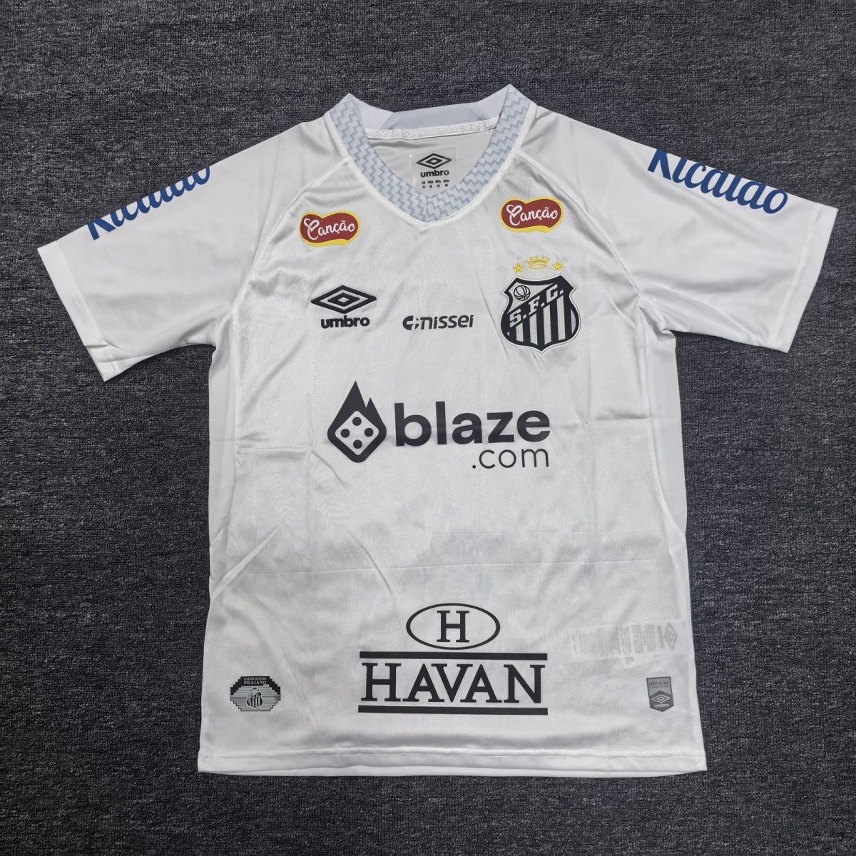 25-26 Santos FC Home Prints Sponsor Fans Soccer Jersey