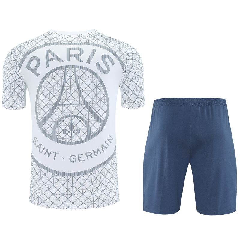2025-26 PSG White Training Short Suit