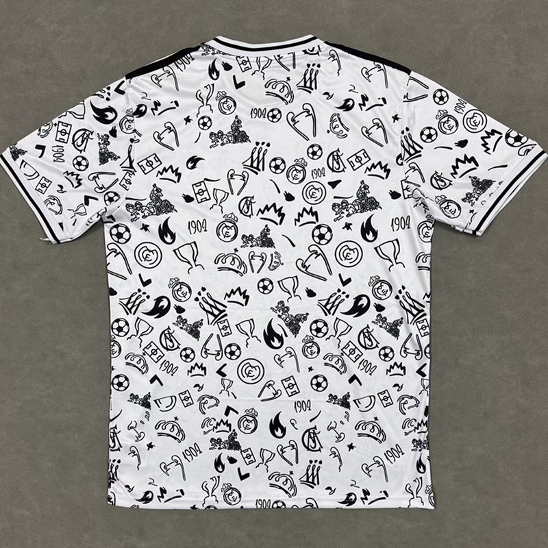 2025-26 RMA White Special Edition Training shirts (图标版)