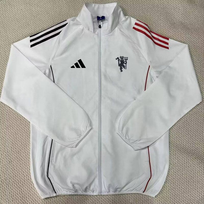 2025-26 Man Utd White Windbreaker