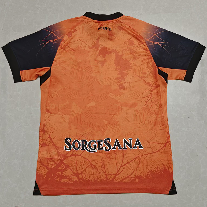 2025-26 Napoli Halloween Orange Fans Soccer Jersey
