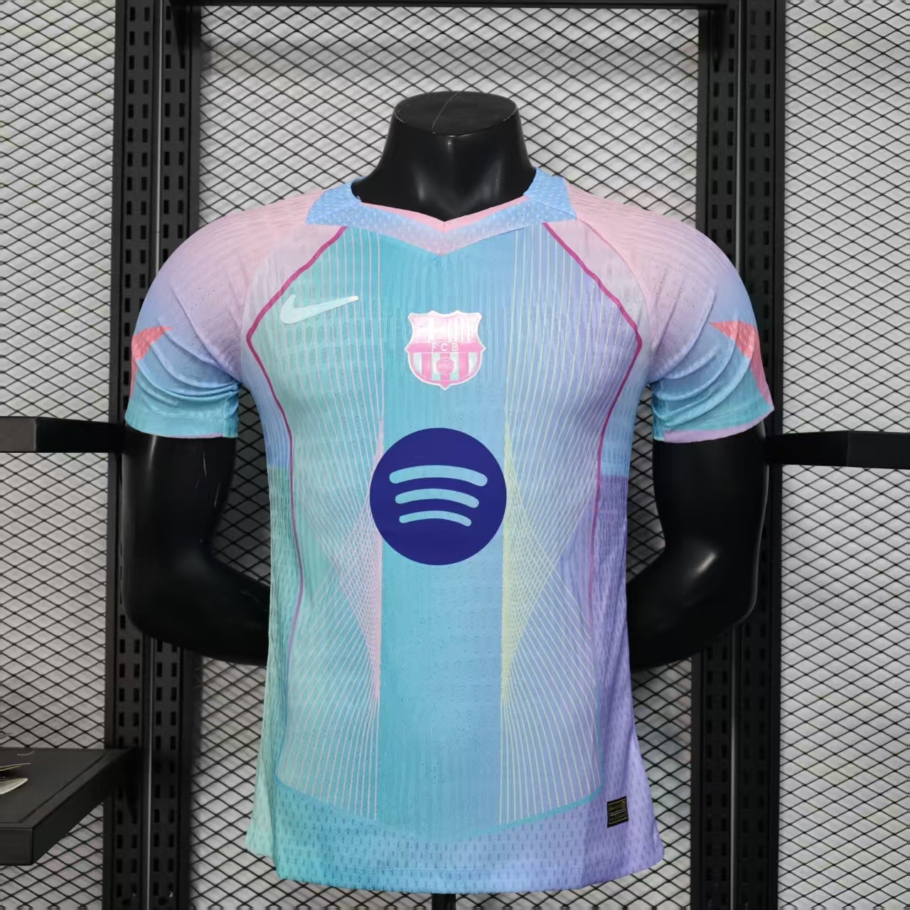 25-26 BAR Pink Blue Special Edition Player Version Training Shirts（Player）