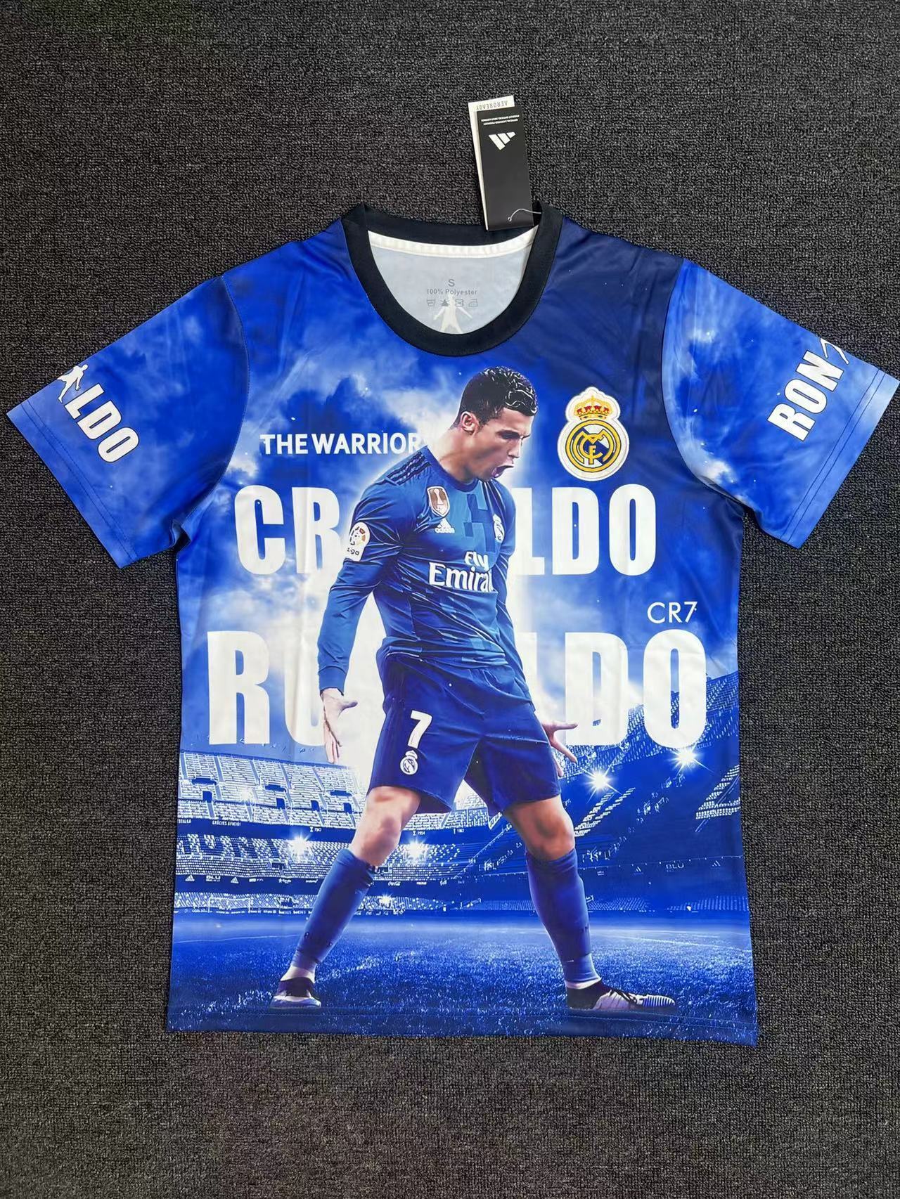 25-26 RMA RONALDO #7 Blue Special Edition Fans Soccer Jersey