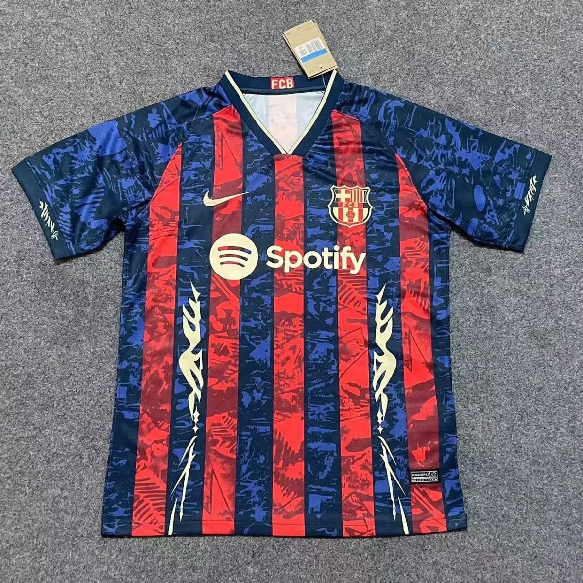 24-25 BAR Blue Red Limited Edition Fans Training Shirts