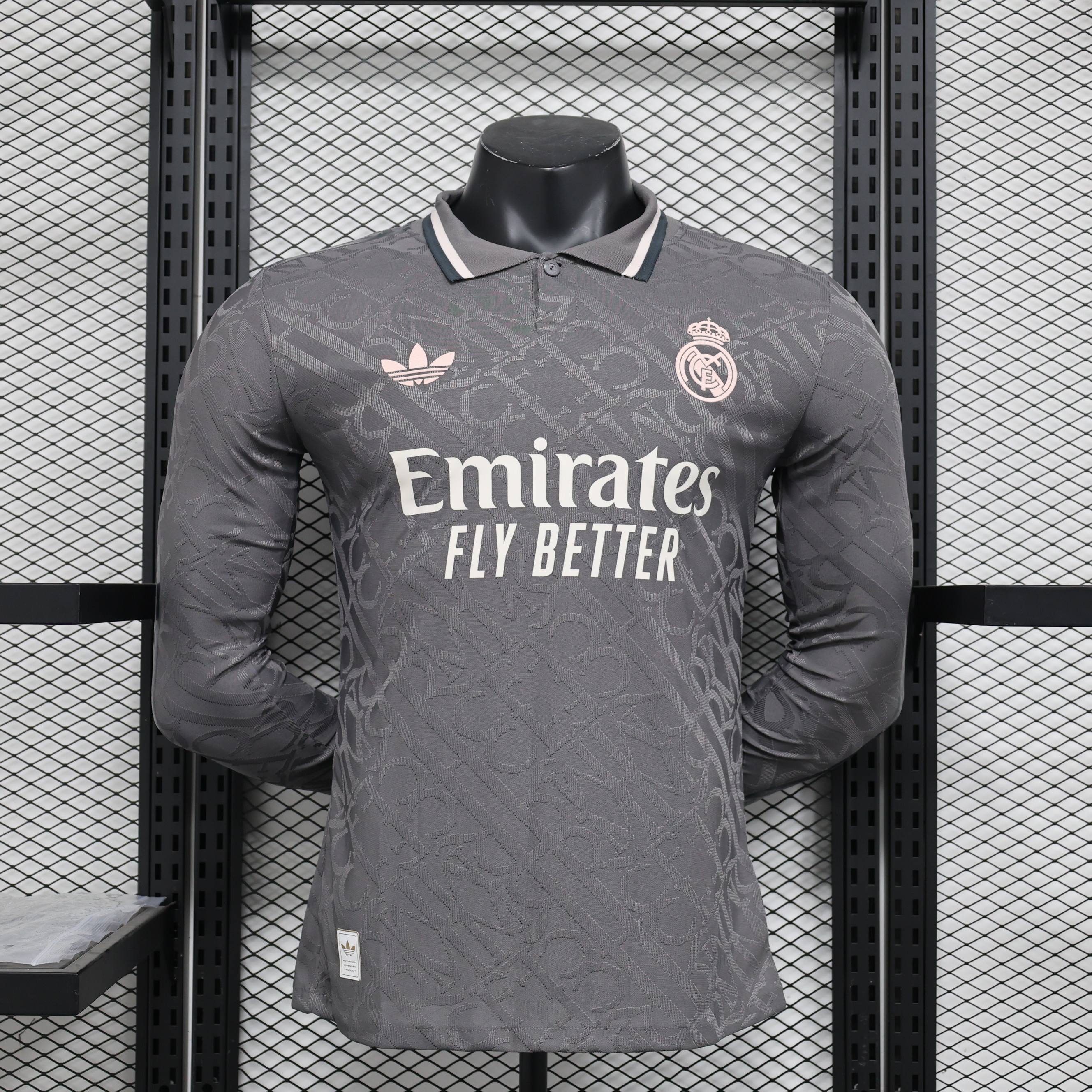 24-25 Real Madrid Third Long Sleeve Player Version Soccer Jersey (长袖球员)