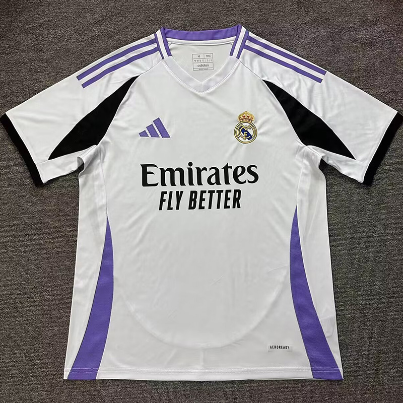 25-26 RMA White Purple Fans Training Shirts