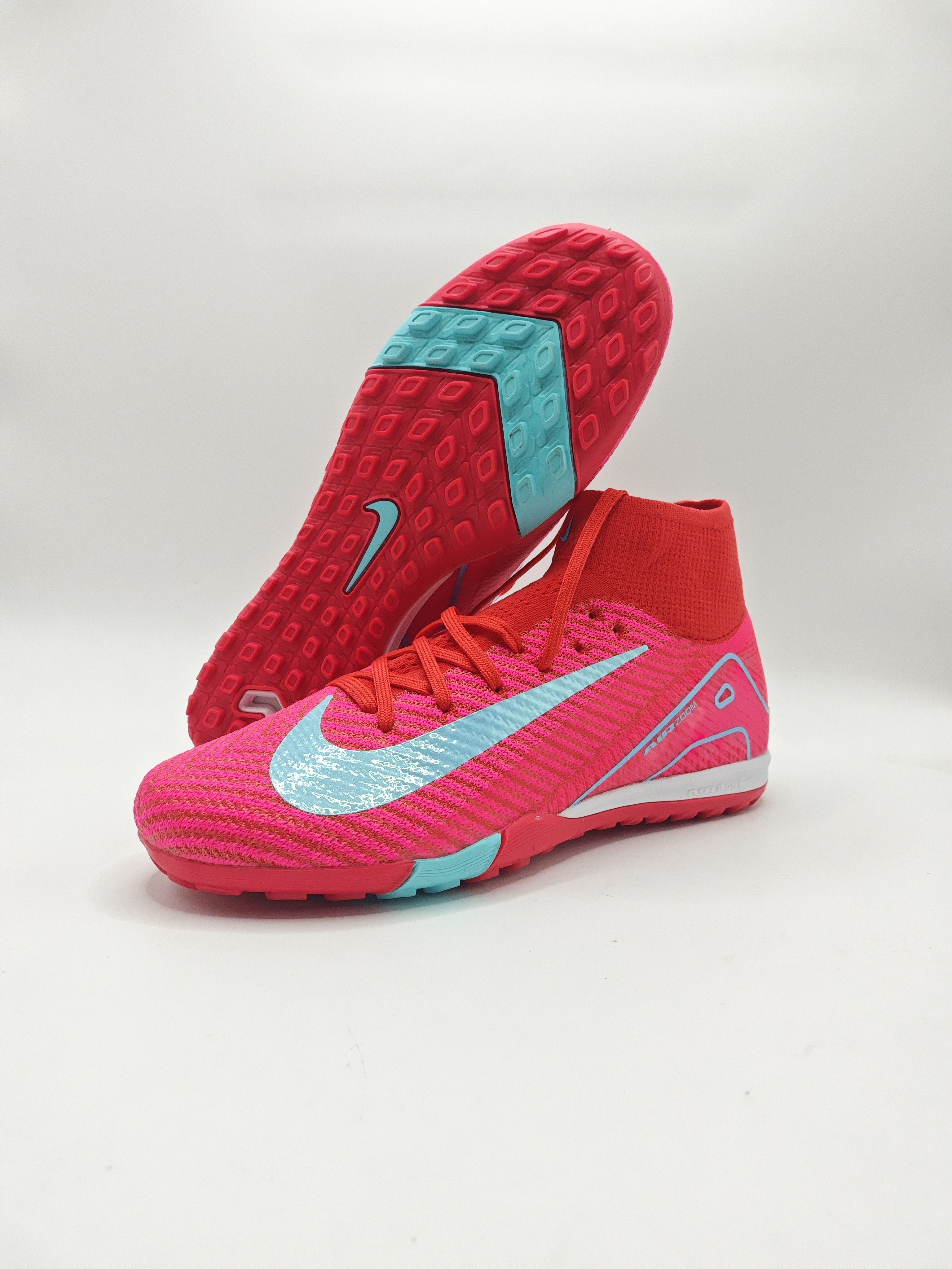 Nike Mercurial 16 High-Top Built-in Full Air Cushion Waterproof Knit FG MD-Outsole Soccer Cleats