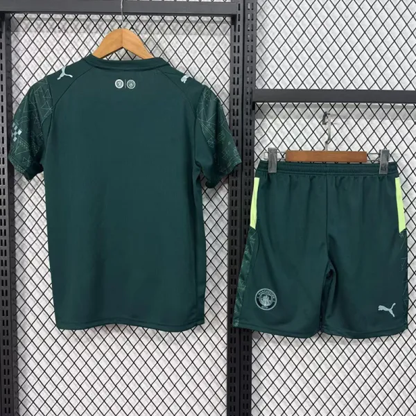 2025-26 Man City Fourth Kids Soccer Jersey