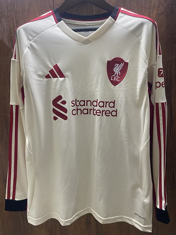 2025-26 LIV Away Long Sleeve Soccer Jersey (长袖)