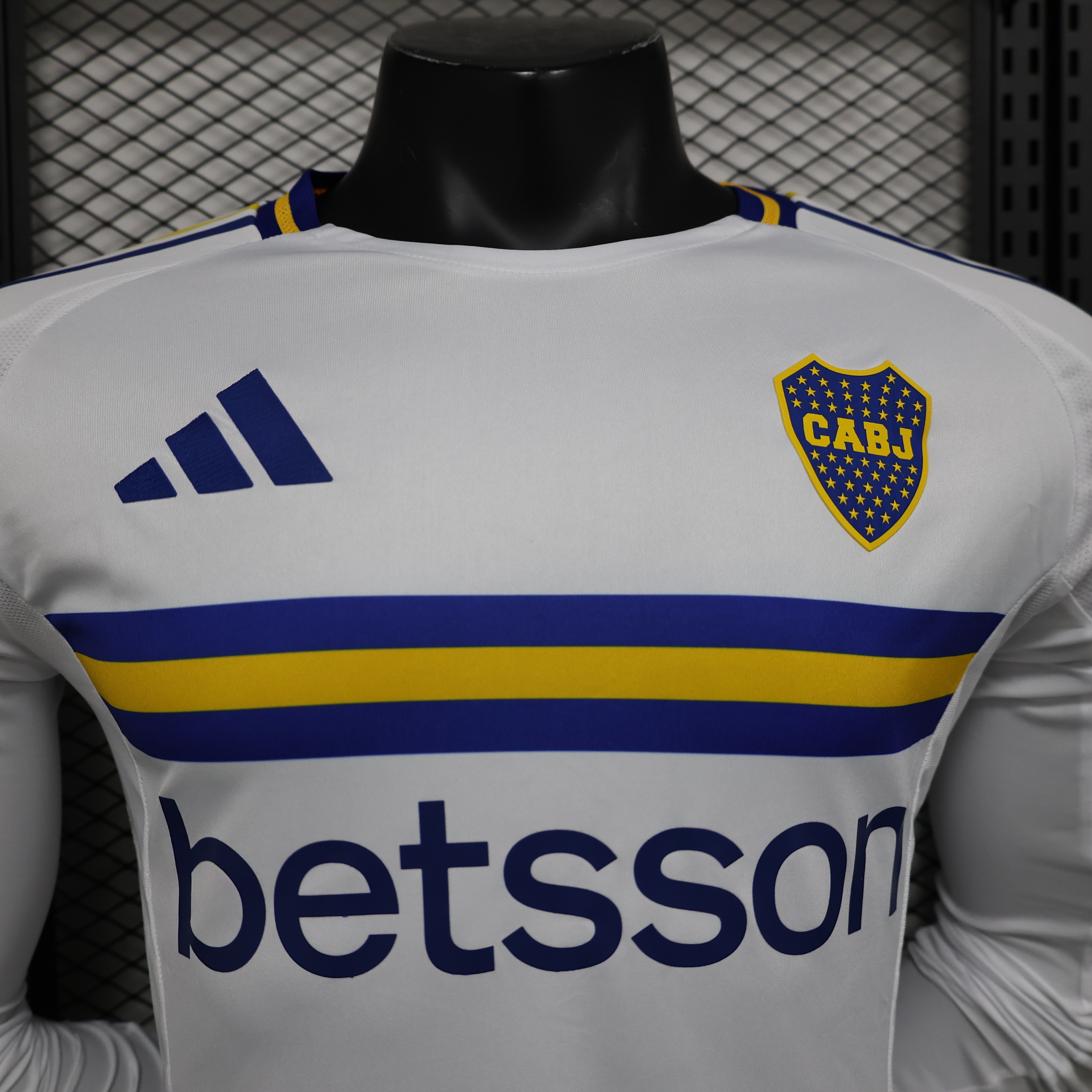 24-25 Boca Juniors Away Long Sleeve Player Version Soccer Jersey (长袖球员)