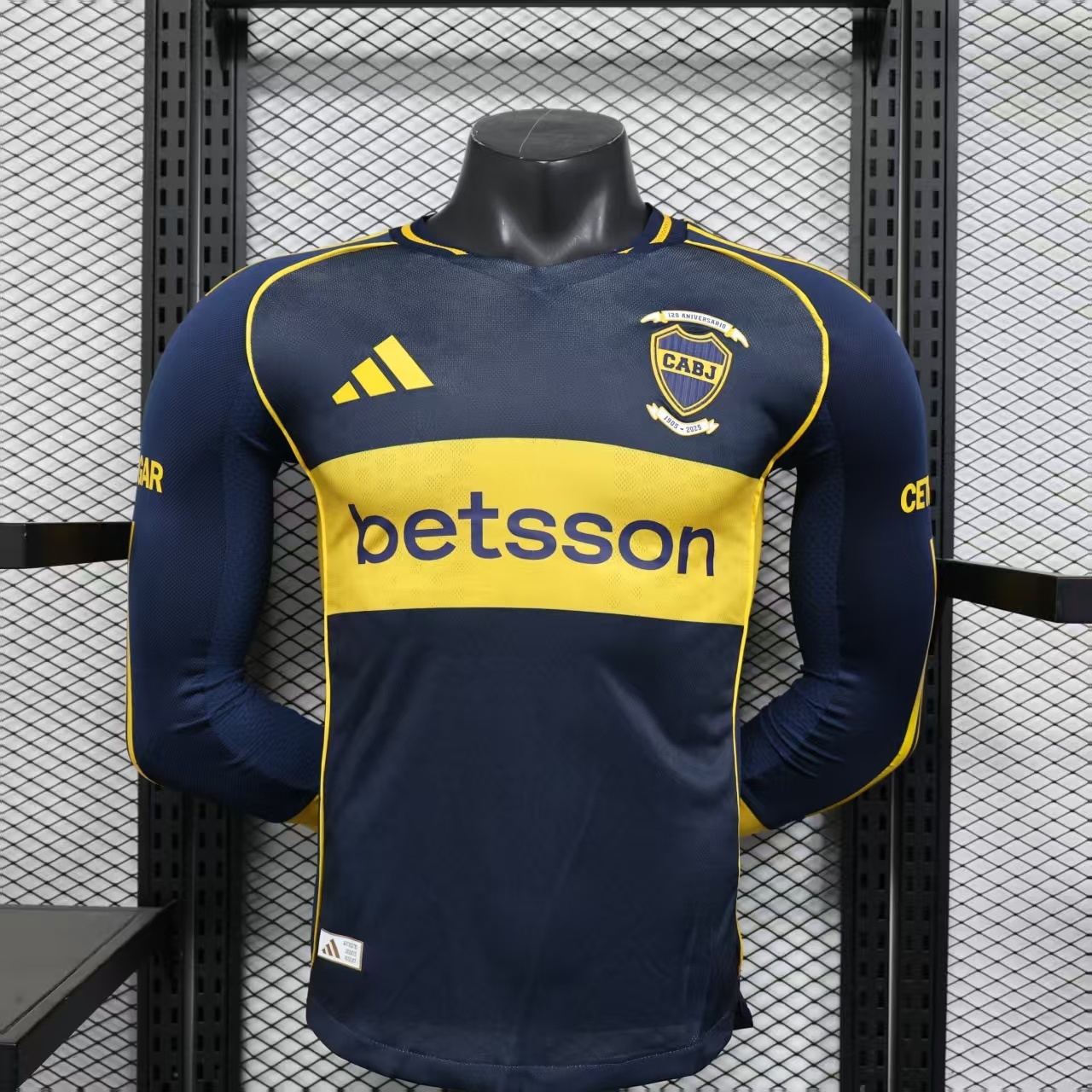 2025-26 Boca Juniors Home Long Sleeve Fan VersionSoccer Jersey(长袖)