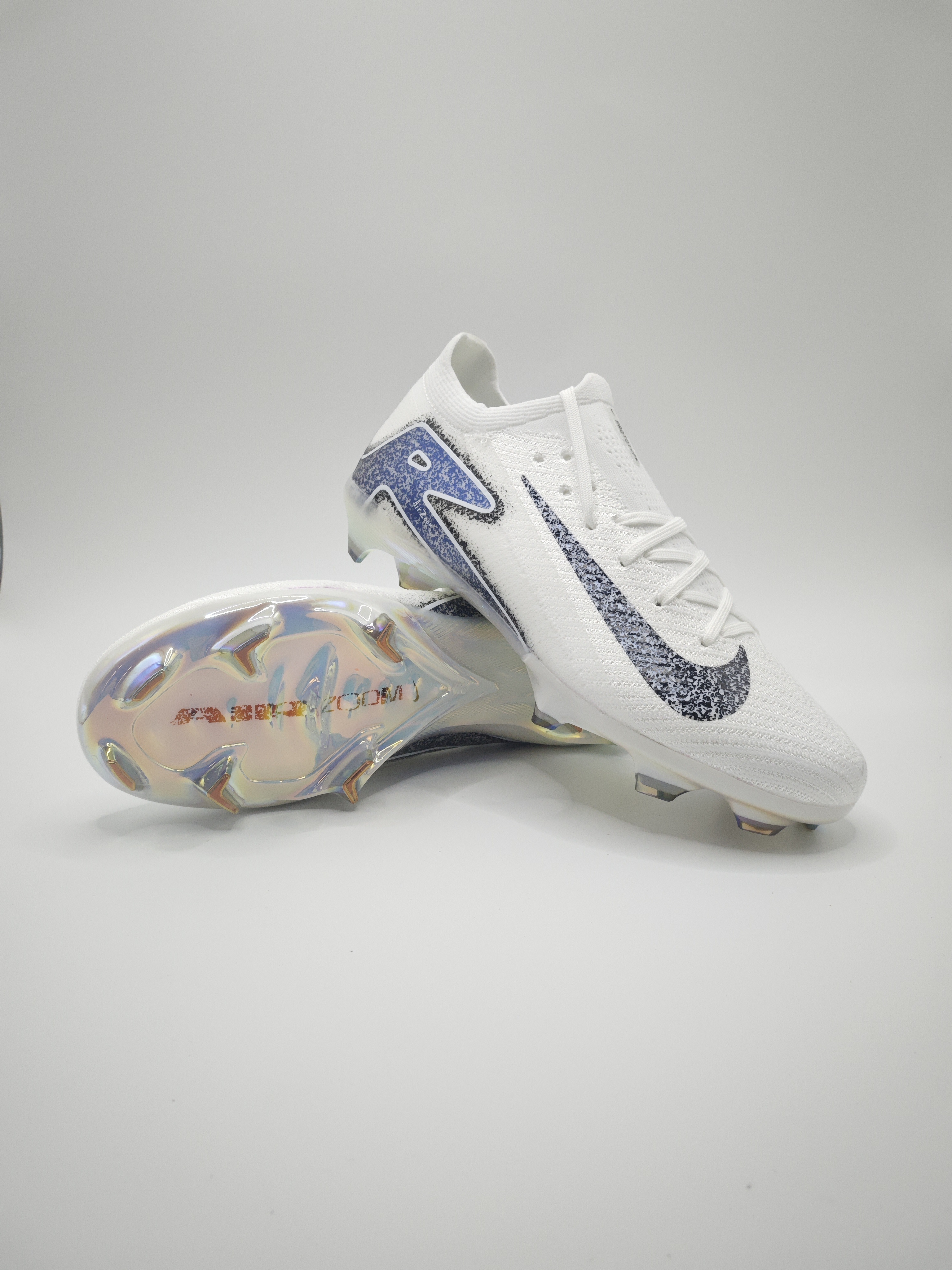 Nike Mercurial 16 FG Soccer Cleats with Built-in Bonded Pack: Full Air Cushion for All-Match Comfort, Waterproof Knit for Wet Conditions