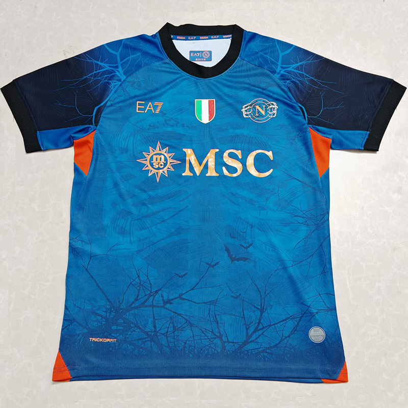 2025-26 Napoli Halloween Blue Fans Soccer Jersey