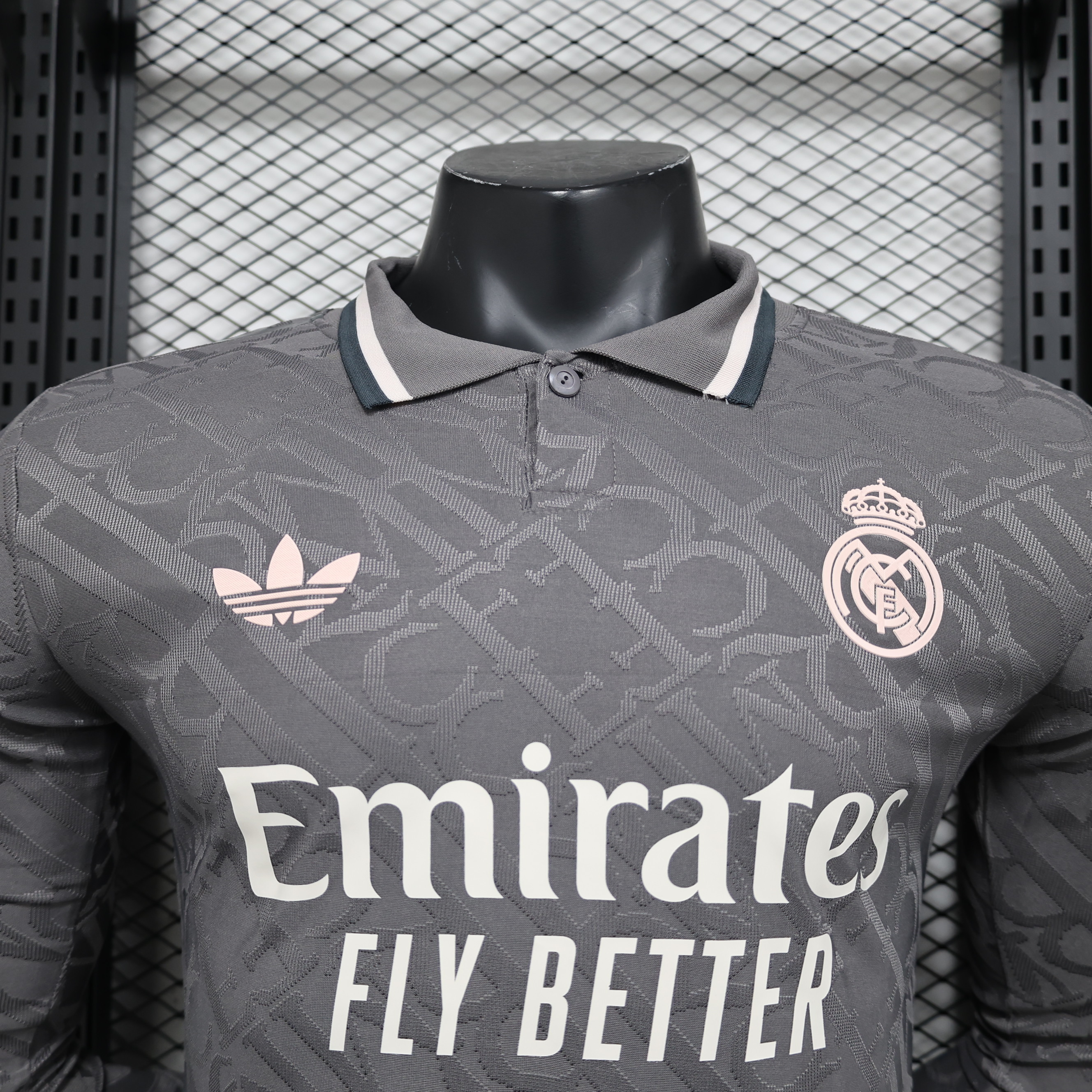24-25 Real Madrid Third Long Sleeve Player Version Soccer Jersey (长袖球员)