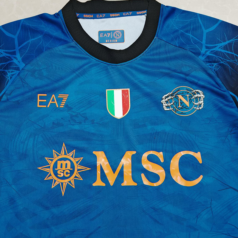 2025-26 Napoli Halloween Blue Fans Soccer Jersey