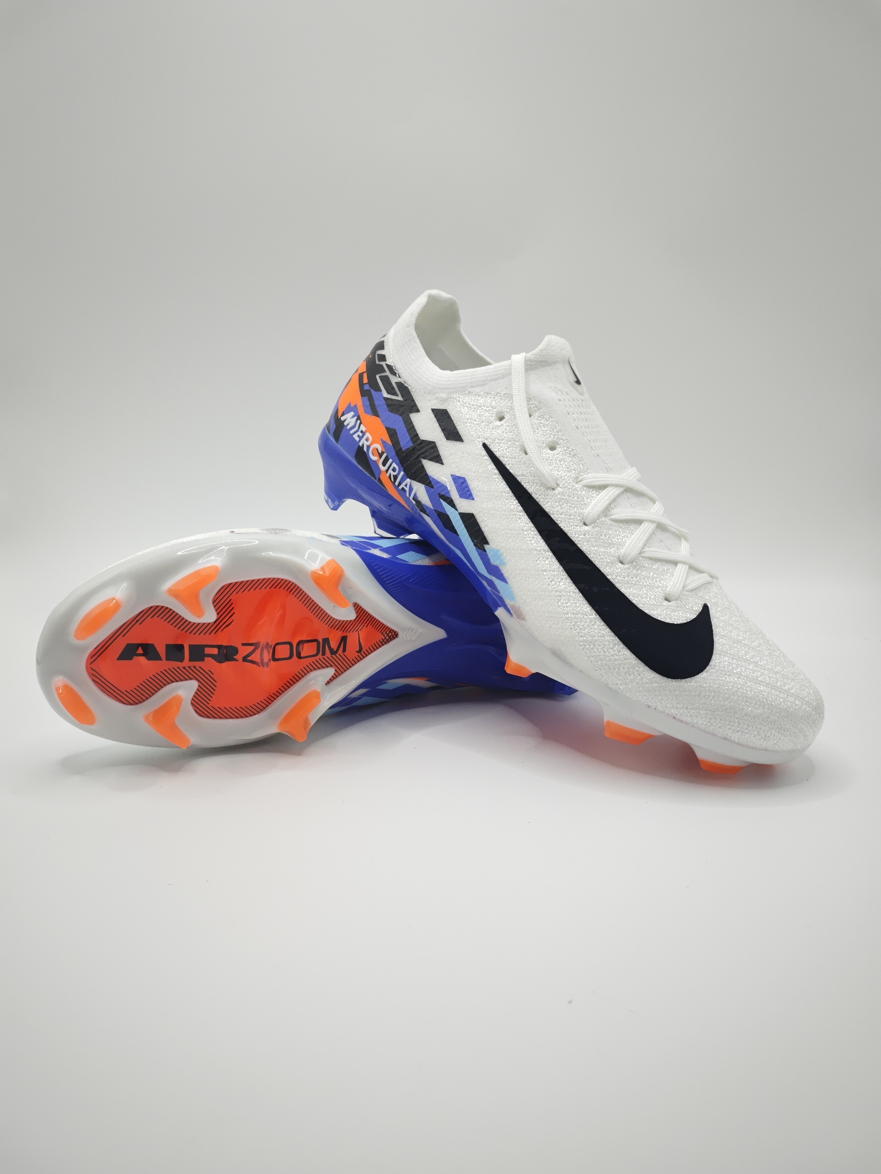 Nike Mercurial 16 with Built-in Bonded Pack: Full Air Cushion, Waterproof Knit FG Soccer Cleats