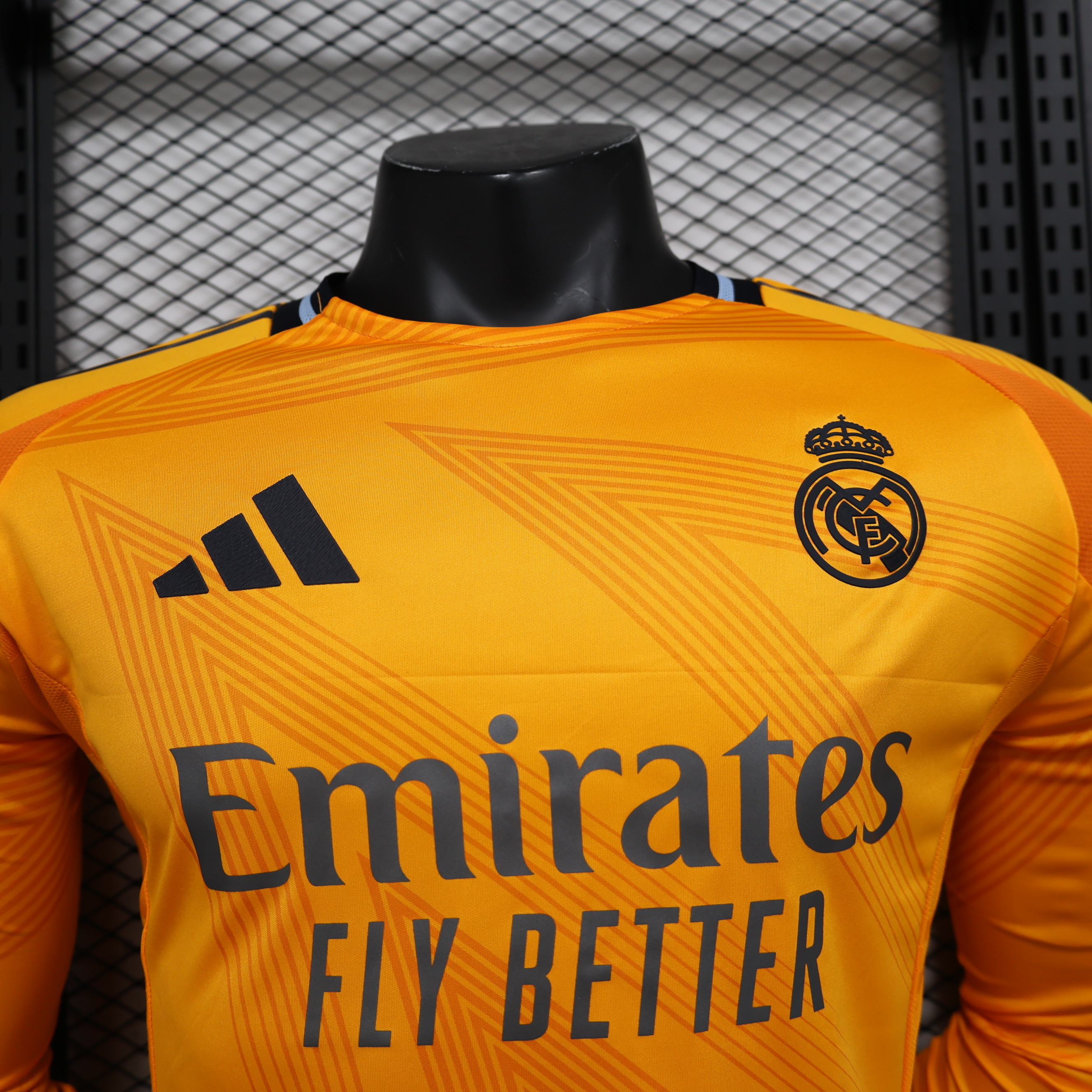 24-25 Real Madrid Away Long Sleeve Player Version Soccer Jersey (长袖球员)