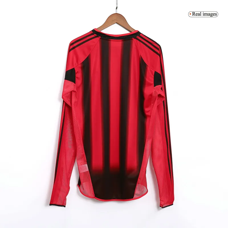 AC Milan Retro Home Long Sleeve Jersey 04/05